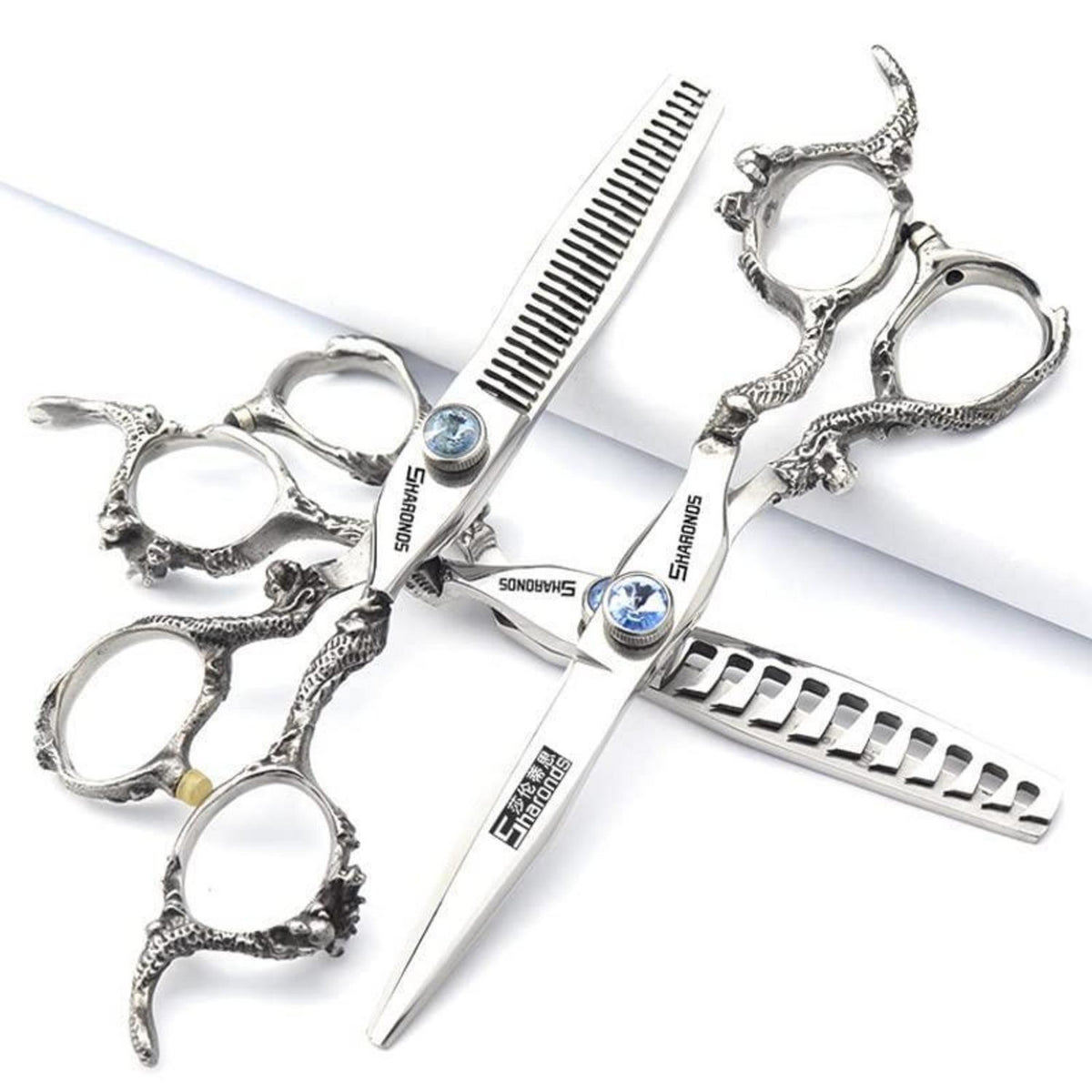 Professionelle Friseurschere 6-8 Zoll 440C Stahl Set