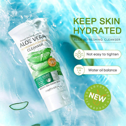 Aloe Vera Gesichtspflege set Geschenkset Frauen 8tlg