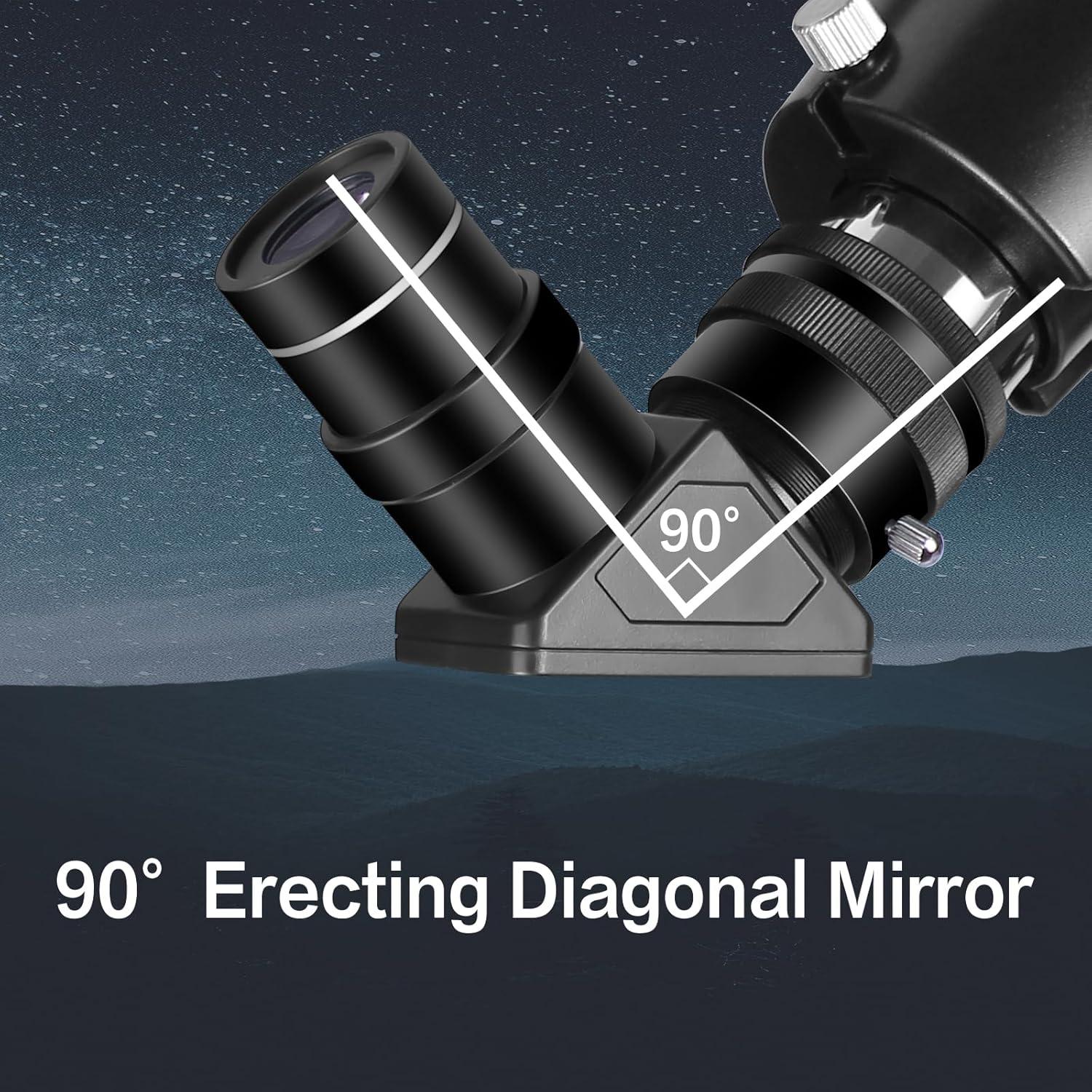 80mm Aperture Teleskop für Astronomie inkl. Tragetasche - 80900-B