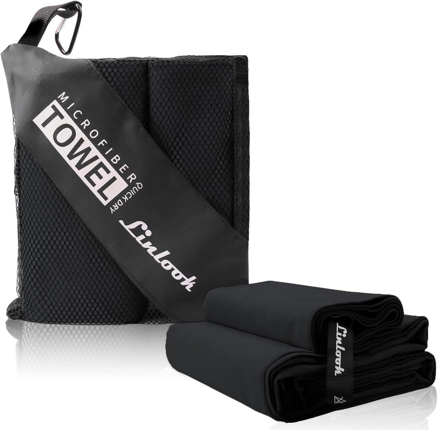 Schnelltrocknendes Mikrofaser Handtuch-Set für Camping, Yoga, Beach