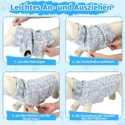 Hundepullover Rollkragen – Warm & Bequem für Kleine & Mittelgroße Hunde