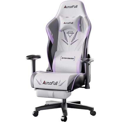 AutoFull Gaming Stuhl mit breiterem Sitzkissen