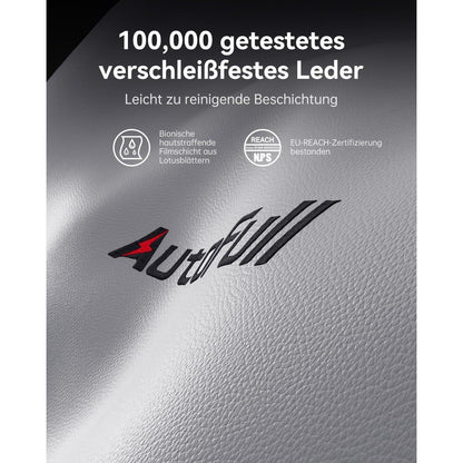 AutoFull Gaming Stuhl mit breiterem Sitzkissen