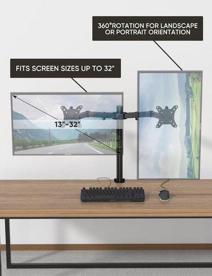 FORGING Monitor Halterung für 13-32 Zoll Bildschirme höhenverstellbar neigbar
