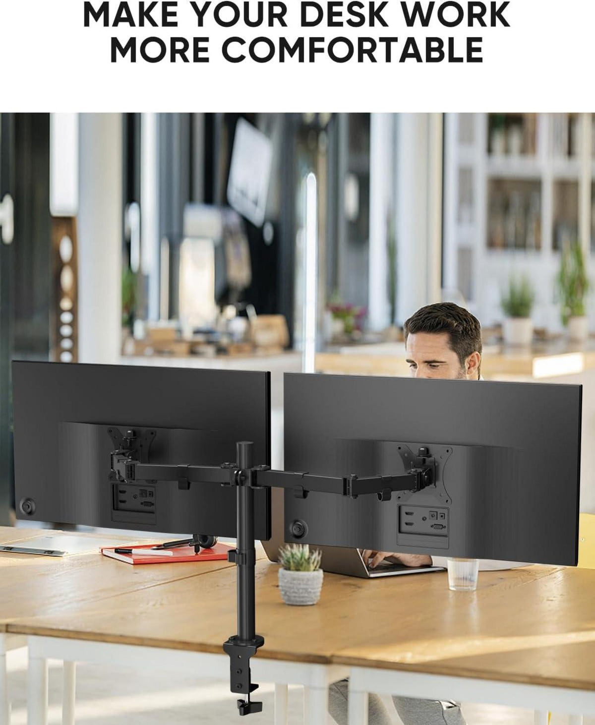 FORGING Monitor Halterung für 13-32 Zoll Bildschirme höhenverstellbar neigbar