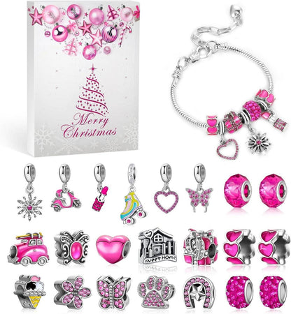 Schmuck Adventskalender Mädchen DIY Schmuck Weihnachts-Countdown