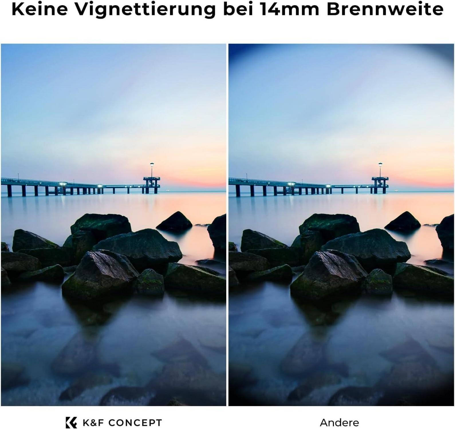 72mm Variabler ND Filter K-Serie ND2-ND2000 1-11 Stufen