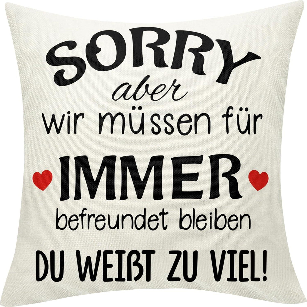Sunia Dekokissenbezüge 45x45 cm BFF Geschenk Weihnachten