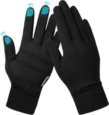 Touchscreen Winterhandschuhe Laufen Skihandschuhe Schwarz