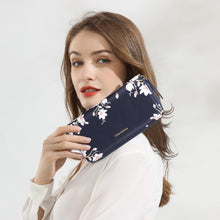 Pomelo Best Damen Geldbörse groß RFID Blumen Marineblau