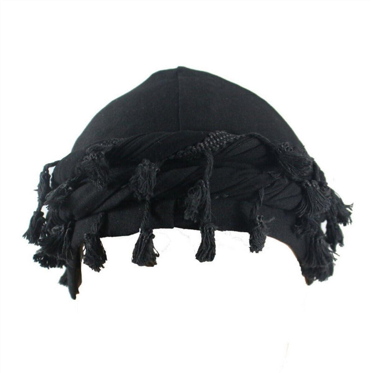 Vintage Herren Turban Durag aus Satin mit Twist-Design
