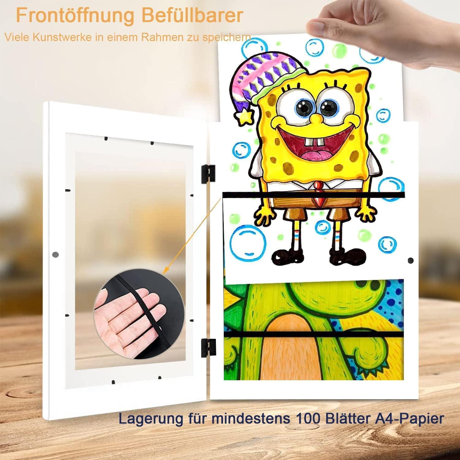 2er Set A4 Kunstfotorahmen mit