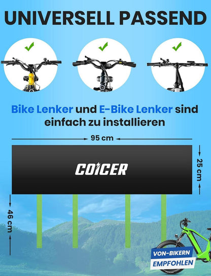 Lenkerschutzhülle für Ebike wasserfest und reißfest
