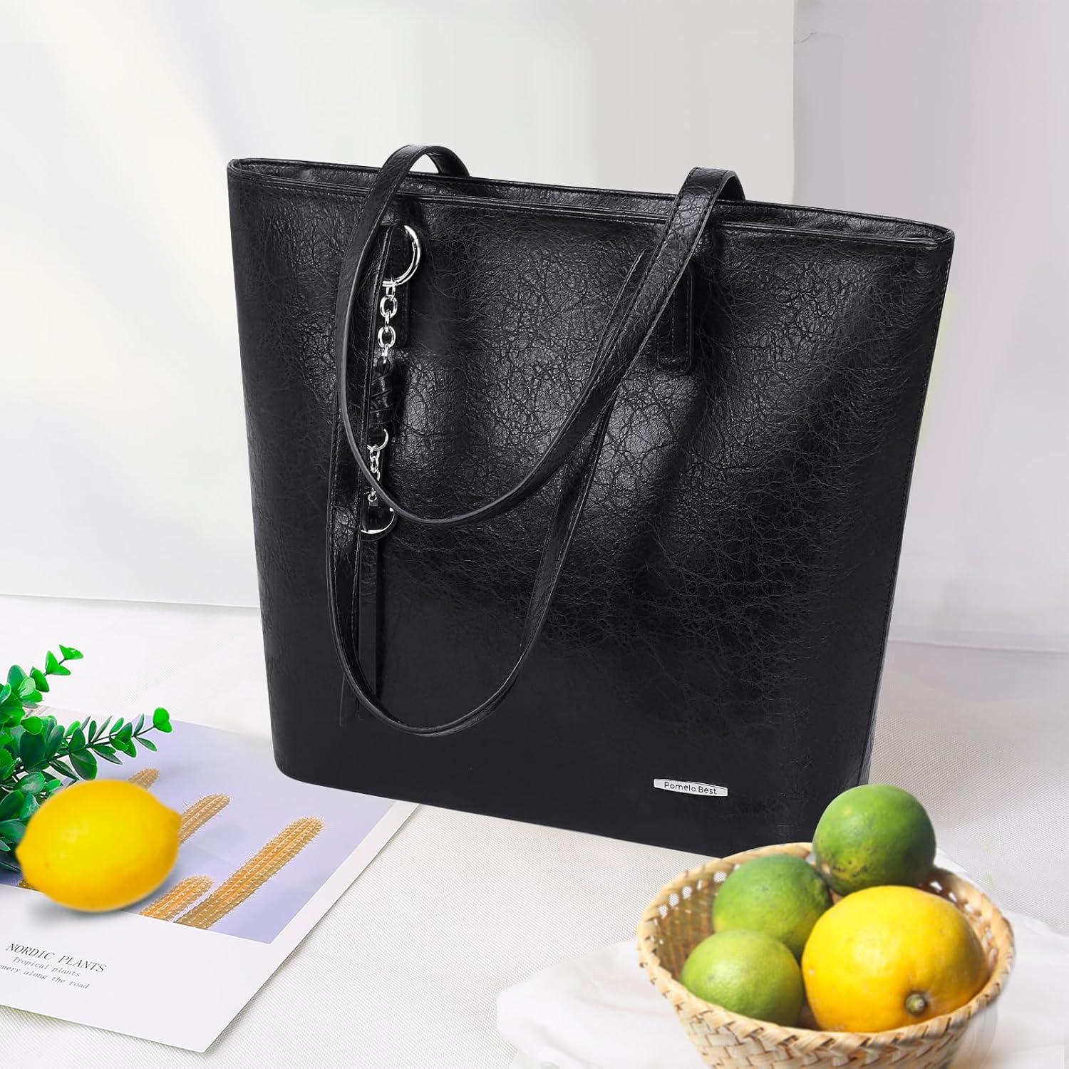 Handtasche Damen Shopper Groß für Büro Schule Einkauf A4-Tasche