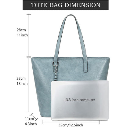 Elegante Damen Handtasche groß für Büro Schule Einkauf