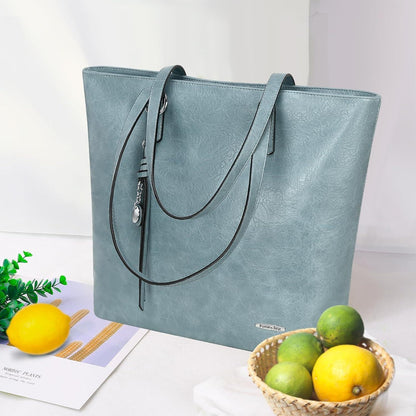 Elegante Damen Handtasche groß für Büro Schule Einkauf
