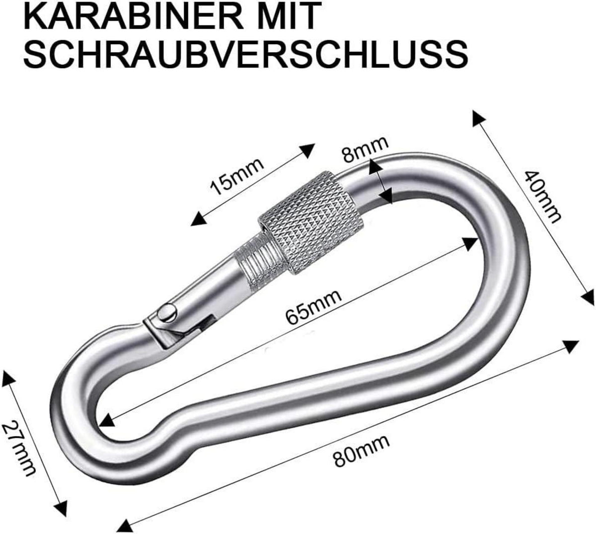 Hochwertige Schaukelhaken aus Edelstahl für Innen und Außenbereich