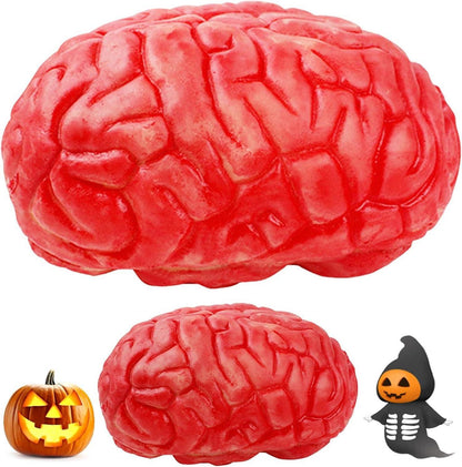 Blutiges Gehirn Halloween Party Dekoration 2 Stück