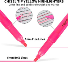 Textmarker 30er Set Pastell Highlighter Keilspitze 6 Farben