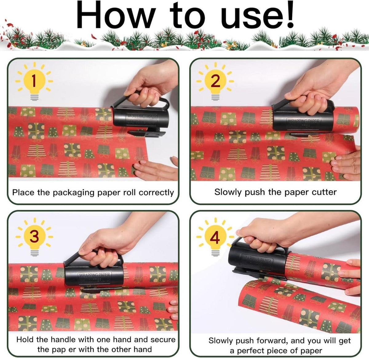 Geschenkpapierschneider Wrap Slice für Rollen Cutter
