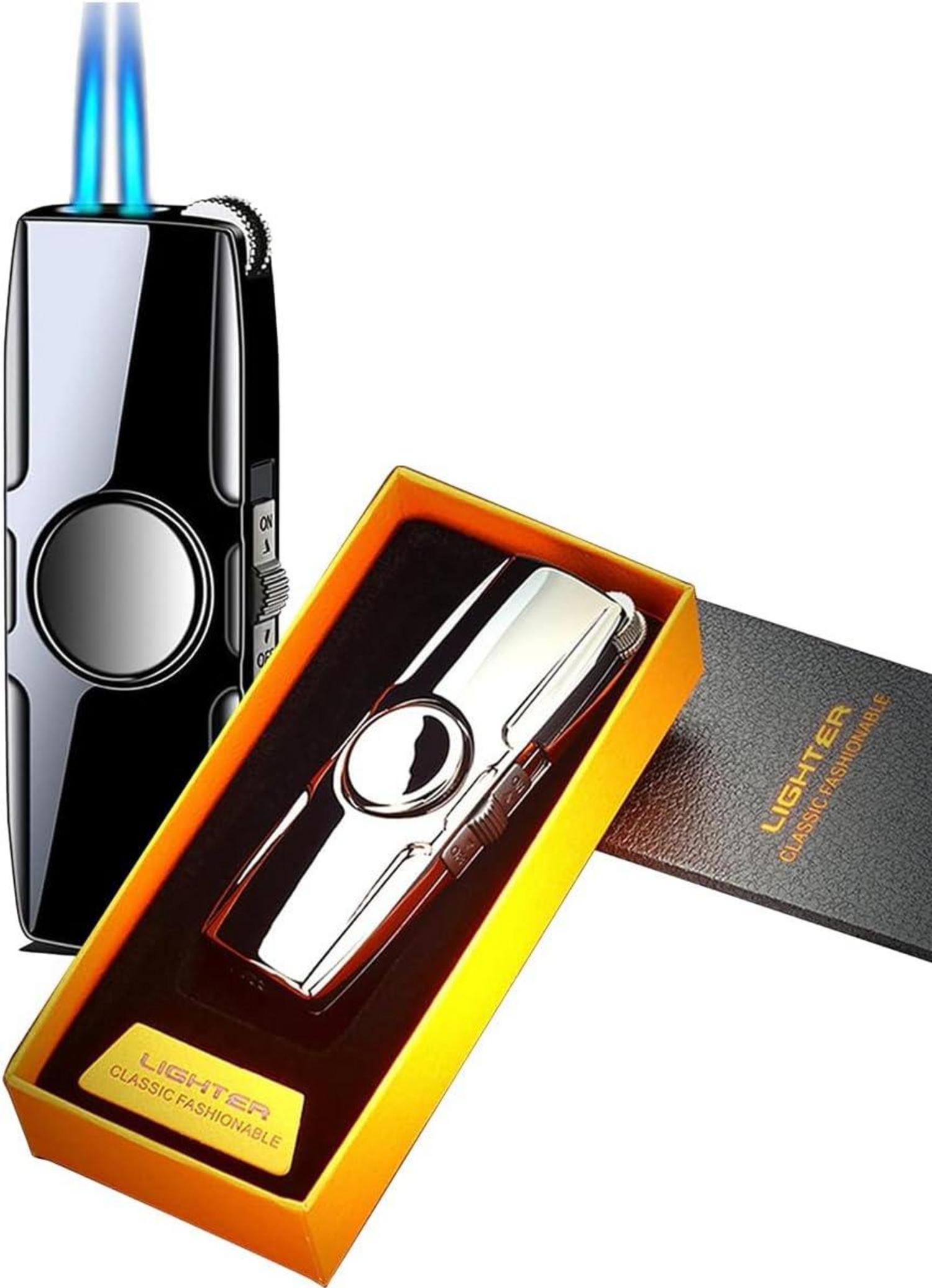 Windproof Butan Jet Flamme Feuerzeug für BBQ Camping Männer Geschenk