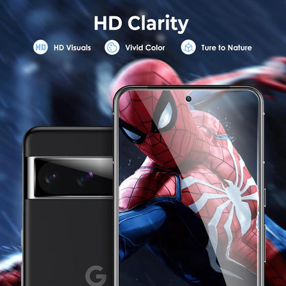 Panzer Schutz Glas für Google Pixel 8 Pro 9H 2er Set