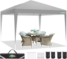 COBIZI Pavillon 3x3 Wasserdicht Stabil UV-Schutz 50+ Pop up Partyzelt