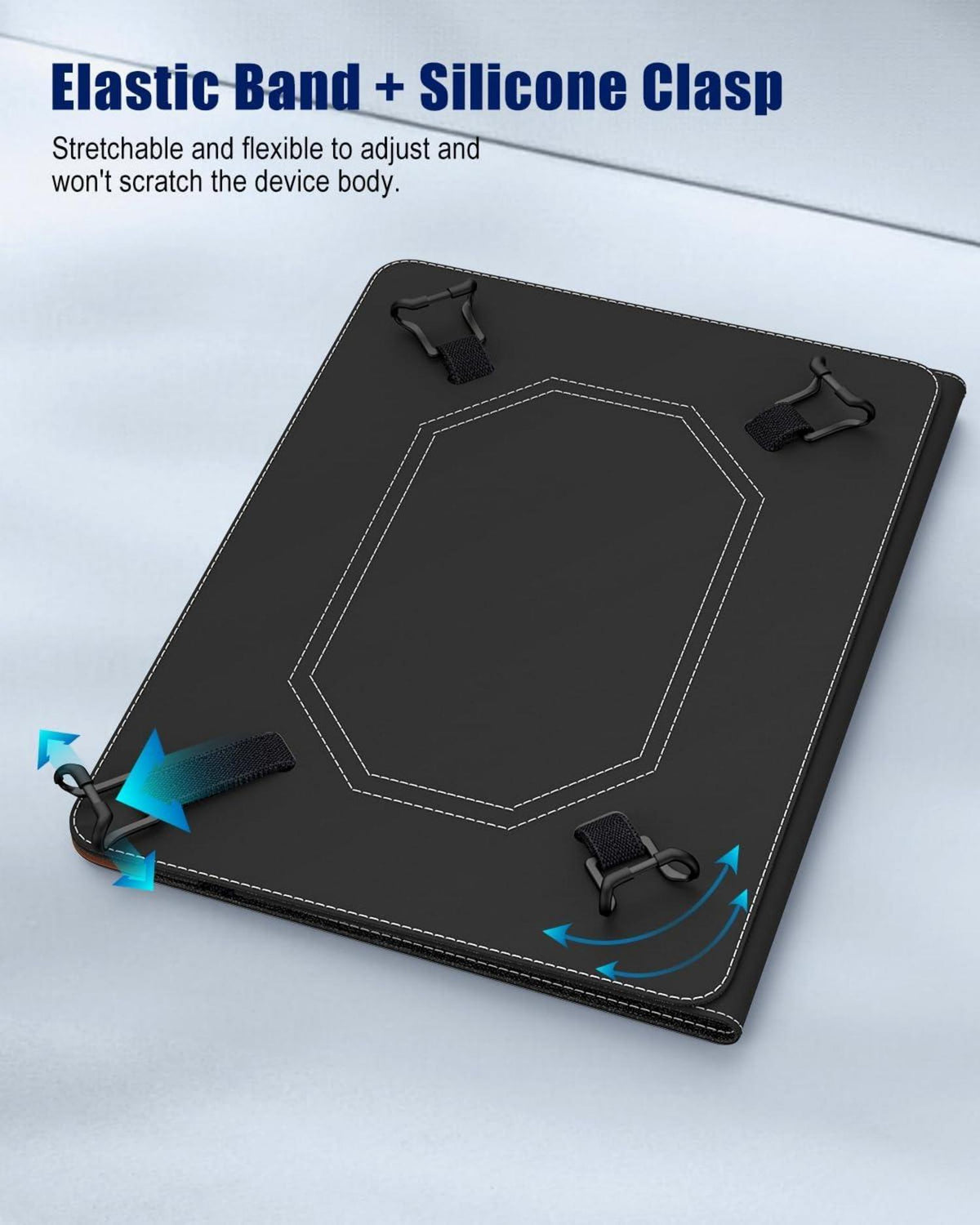 Tablet-Hülle 360 Grad drehbarer Ständer Stifttasche 9-11 Zoll