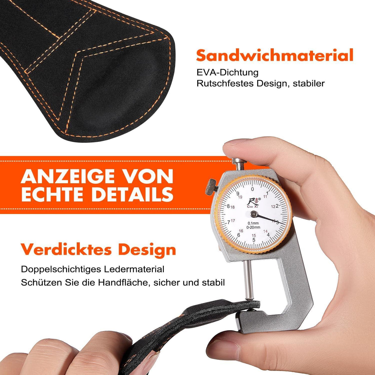 Padded Lifting Straps für Bodybuilding & Fitness, Profi