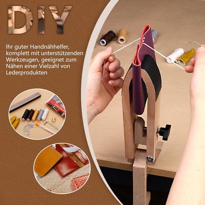 Leder-Nähpony Schreibtisch Tischklemme DIY Näharbeiten Set