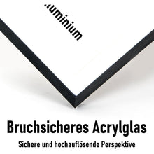 Moderne Schwarz Aluminium Bilderrahmen DIN A4 21x30 cm