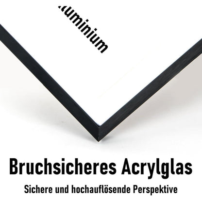 Moderne Schwarz Aluminium Bilderrahmen DIN A4 21x30 cm