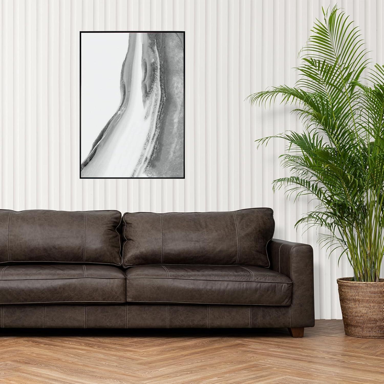 Bilderrahmen Aluminium 30x40 cm Schwarz Acrylglas Fotorahmen