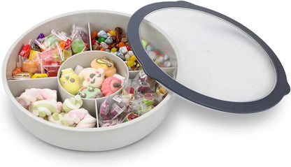 Snackbox mit 5 Fächern und Transparentem Deckel Bugucat Schweden