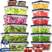 30-teiliges Tupperdosen Set Frischhaltedosen mit Deckel, Meal Prep