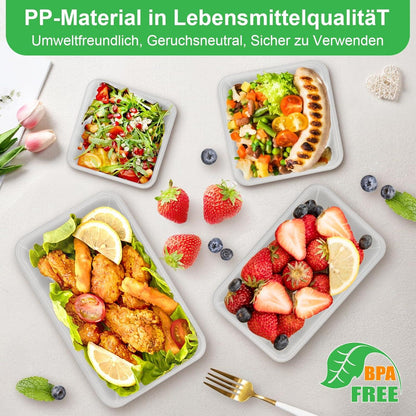 Frischhaltedosen 30-tlg. Set Auslaufsicher BPA-frei für Meal Prep