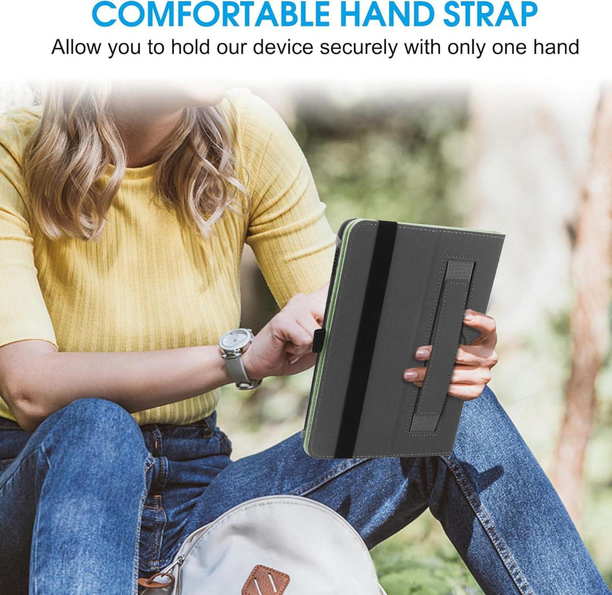 Universal Tablet-Hülle 7-8 Zoll Fire HD 8/8 Plus mit Ständer