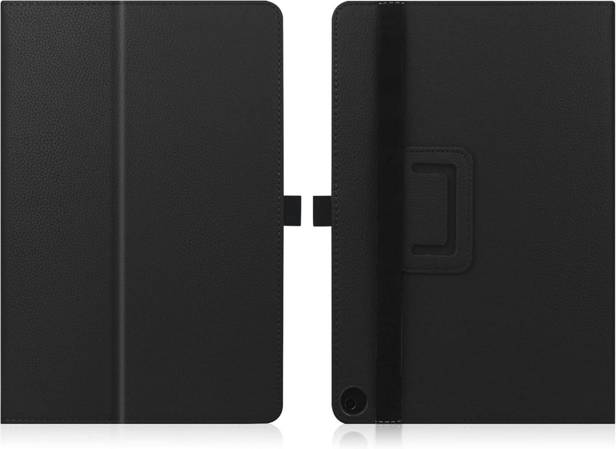 Schutzhülle für 9-10,1 Zoll Tablet Schwarz mit Ständer & Handschlaufe