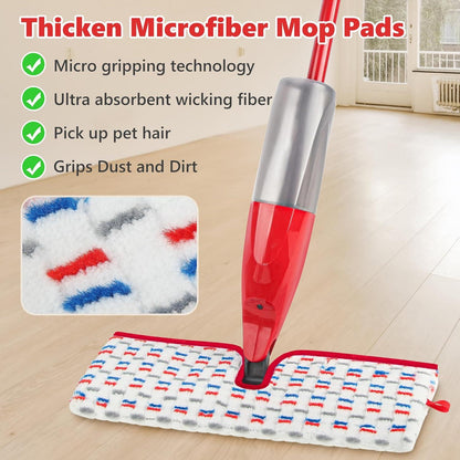 6er Pack Mikrofaser Mopp Pads für Vileda Spraymop - Wiederverwendbare