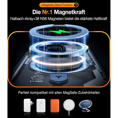 TORRAS Ostand iPhone 15 Pro Hülle MagSafe Stoßfest