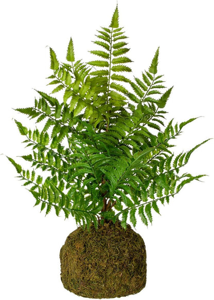 Kunstfarn Farnbusch Kunstpflanze auf Wurzelballen 47 cm