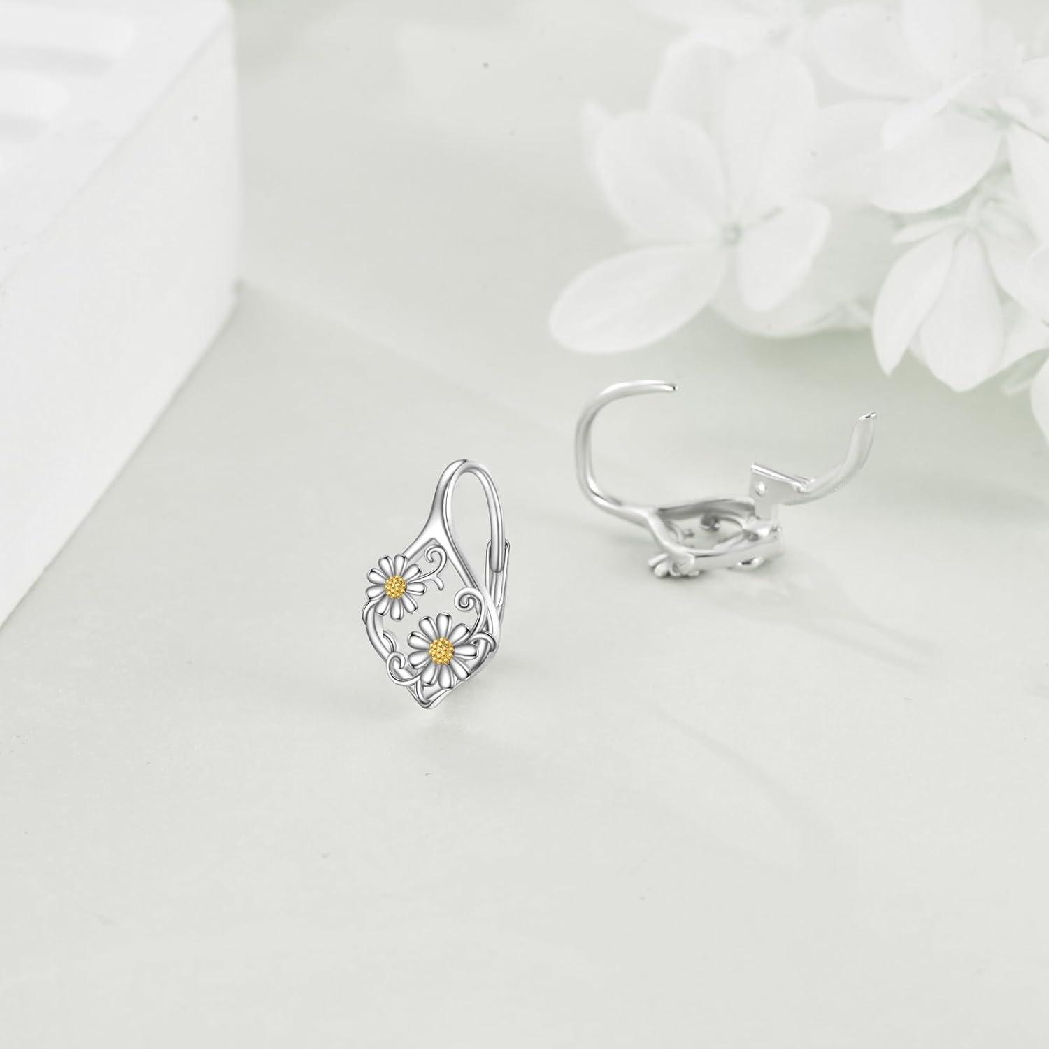 925 Sterling Silber Baum des Lebens Ohrringe Damen Mädchen