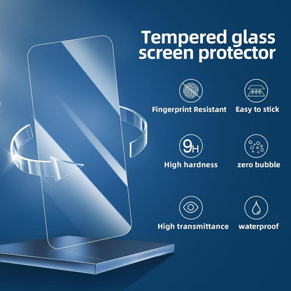 NEW'C Panzer Schutz Glas iPhone 16 Plus 15 Pro Max 15 Plus 6,7 Zoll 9H Härte HD Displayschutzfolie