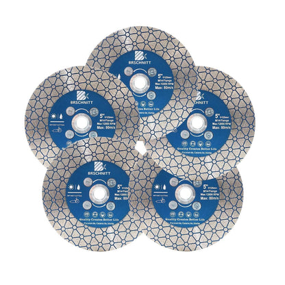Diamant Trennscheibe 125mm doppelseitig M14 (5 Stück)