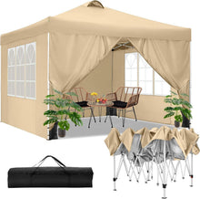Pavillon 3x3m Wasserdicht Stabil Winterfest Faltpavillon mit 4