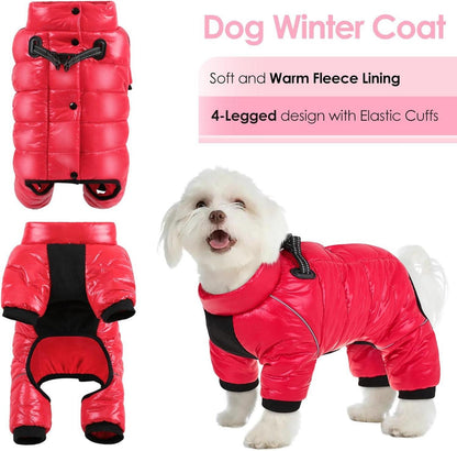 AOFITEE Hundemantel Winter Warme Hundejacke Winddicht