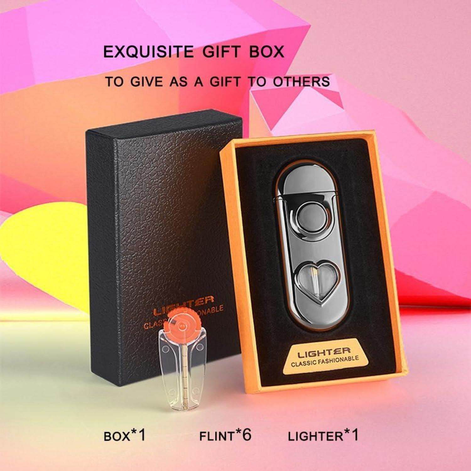 Feuerzeugbenzin Windproof Lighter Flameless