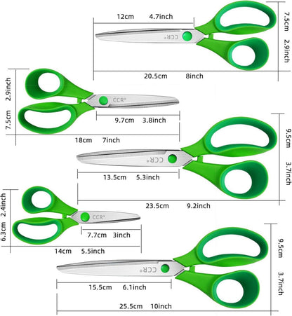 Mehrzweck Scheren Set Edelstahlklingen Griffe 5er Set