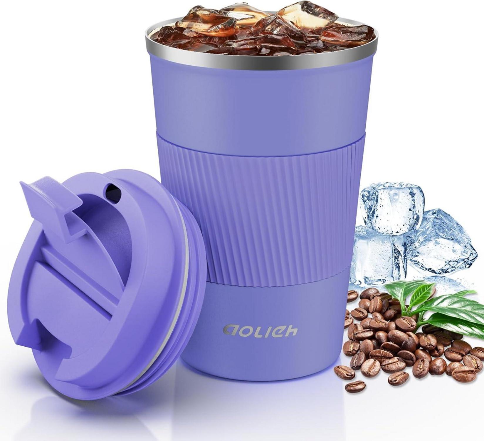 Thermobecher Edelstahl Kaffeebecher Auslaufsicherer Deckel