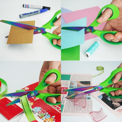 5er Set Mehrzweck Scheren Titanbeschichtet Ergonomische Griffe